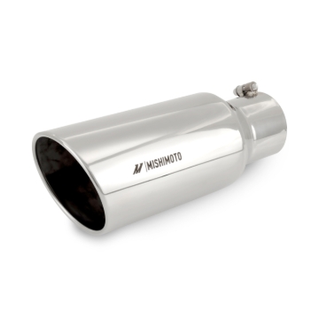 Picture of Mishimoto Universal Steel Muffler Tip 5in Inlet 6in Outlet Polished