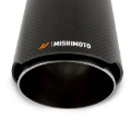 Picture of Mishimoto Carbon Fiber Muffler Tip 3in Inlet 4in Outlet Polished