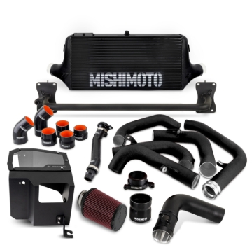 Picture of Mishimoto 2022+ WRX Intercooler Kit W/ Intake BK Core MWBK Pipes