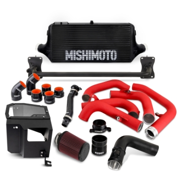 Picture of Mishimoto 2022+ WRX Intercooler Kit W/ Intake BK Core WRD Pipes