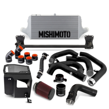 Picture of Mishimoto 2022+ WRX Intercooler Kit W/ Intake SL Core MWBK Pipes