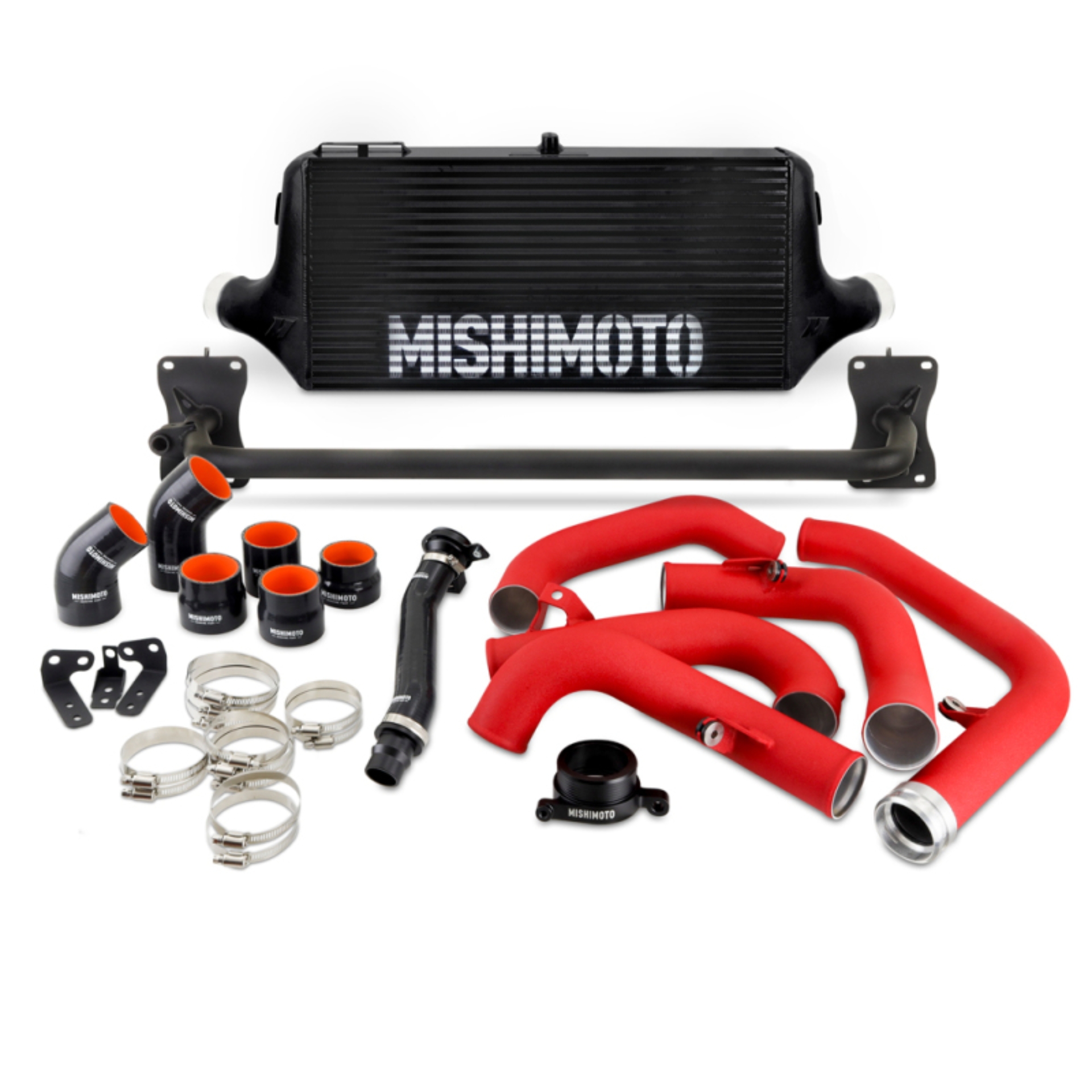 Picture of Mishimoto 2022+ WRX Front Mount Intercooler Kit BK Core WRD Pipes