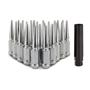 Picture of Mishimoto Mishimoto Steel Spiked Lug Nuts M12 x 1.5 24pc Set Chrome