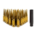 Picture of Mishimoto Mishimoto Steel Spiked Lug Nuts M14 x 1.5 24pc Set Gold