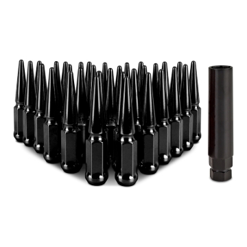 Picture of Mishimoto Mishimoto Steel Spiked Lug Nuts M14 x 1.5 32pc Set Black