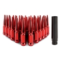 Picture of Mishimoto Mishimoto Steel Spiked Lug Nuts M14 x 1.5 32pc Set Red