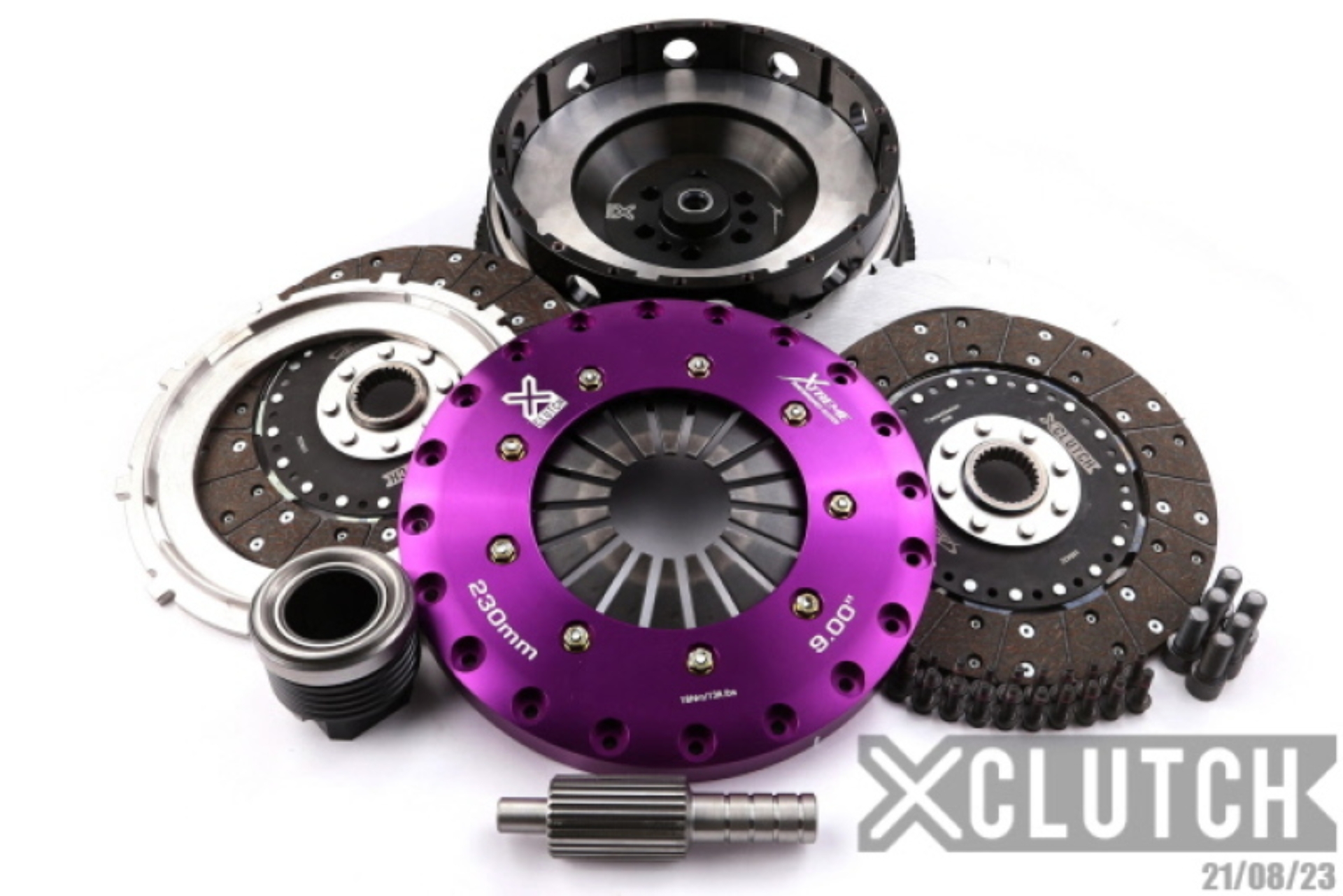 Picture of XClutch 15-18 BMW M3 Base 3.0L 9in Twin Solid Organic Clutch Kit