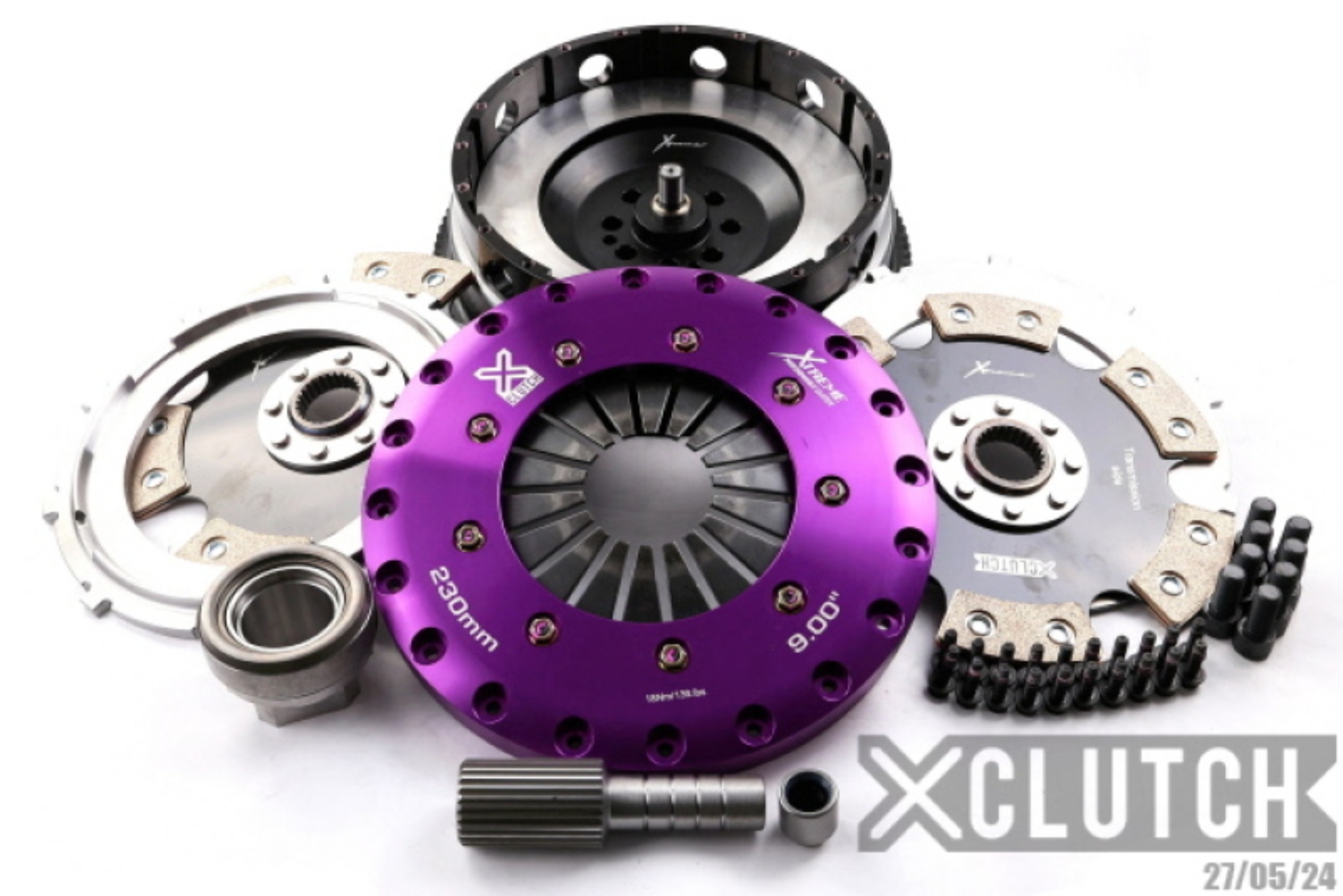 Picture of XClutch 07-10 BMW 335i Base 3.0L 9in Twin Solid Ceramic Clutch Kit (8 Bolt/PB in Input Shaft)