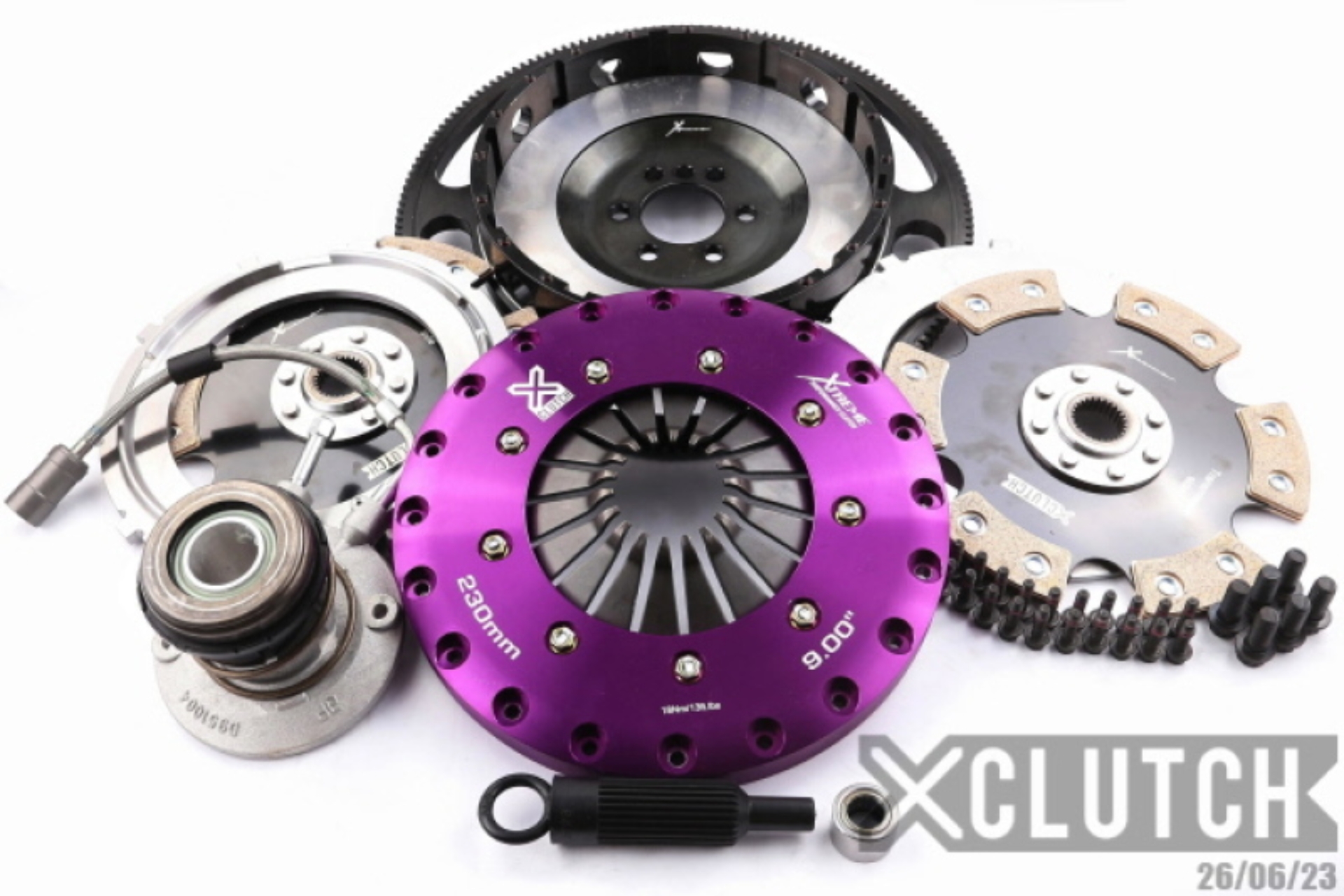 Picture of XClutch 97-04 Chevrolet Corvette Indy 500 Pace Car 5.7L 9in Twin Solid Ceramic Clutch Kit