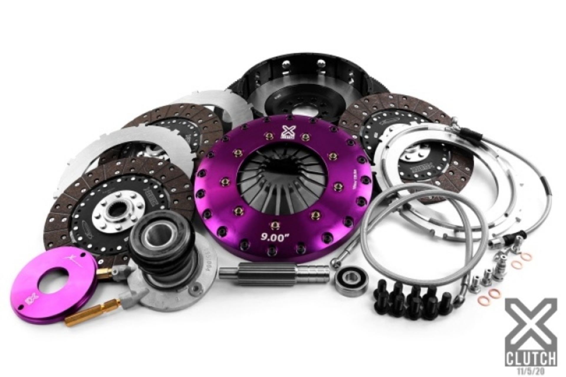 Picture of XClutch 09-13 Chevrolet Corvette ZR1 6.2L 9in Triple Solid Organic Clutch Kit