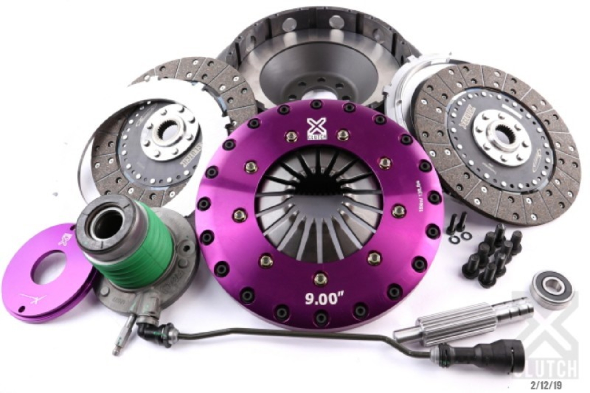 Picture of XClutch 14-19 Chevrolet Corvette 6.2L 9in Twin Solid Organic Clutch Kit