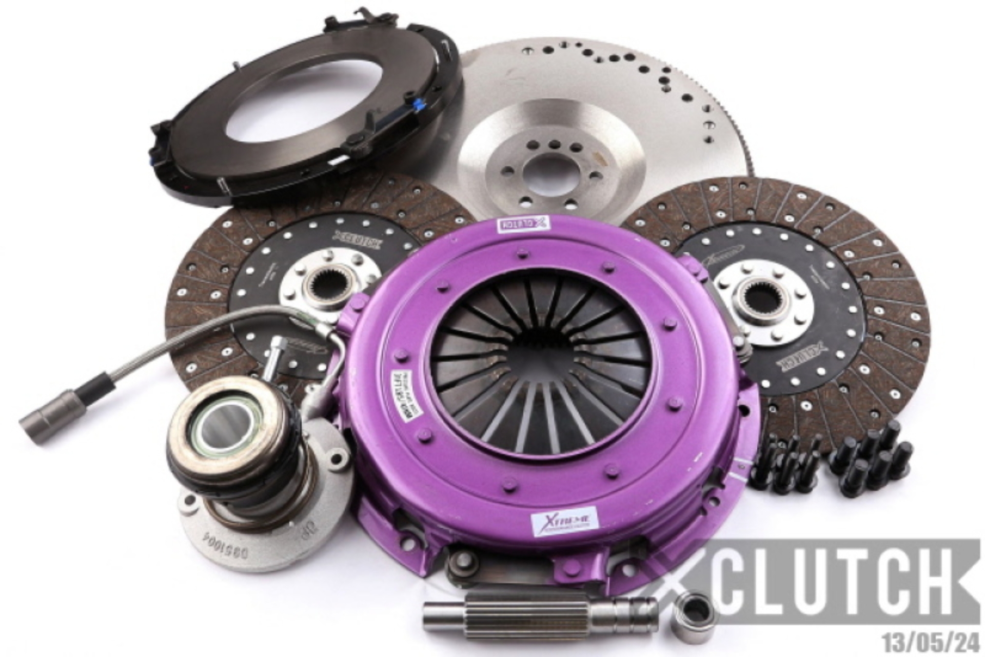Picture of XClutch 97-04 Chevrolet Corvette Indy 500 Pace Car 5.7L 10.5in Twin Solid Organic Clutch Kit