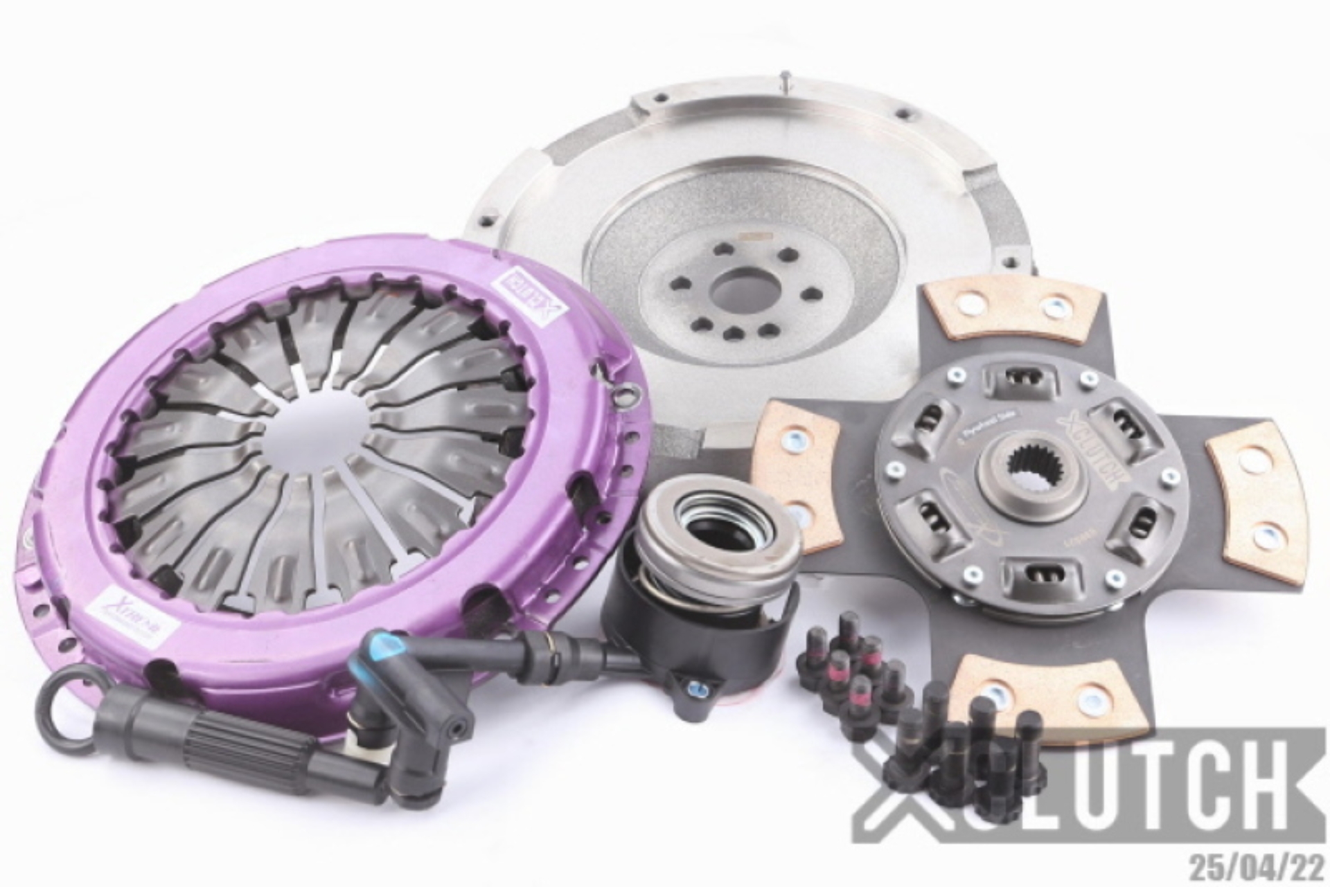 Picture of XClutch 14-19 Ford Fiesta ST 1.6L Stage 2 Sprung Ceramic Clutch Kit