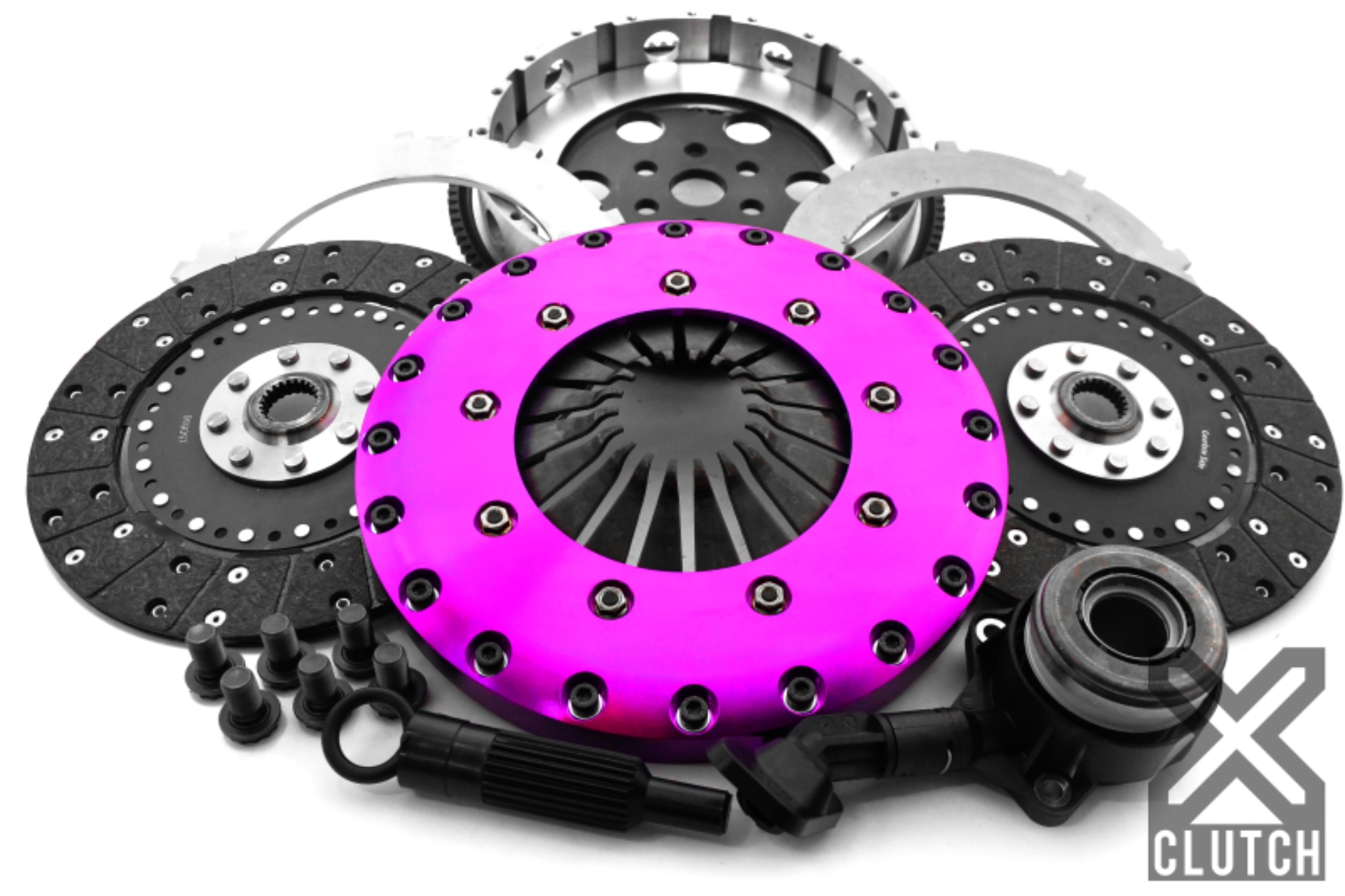 Picture of XClutch 68-70 Ford Mustang Base 7.0L 9in Twin Solid Organic Clutch Kit
