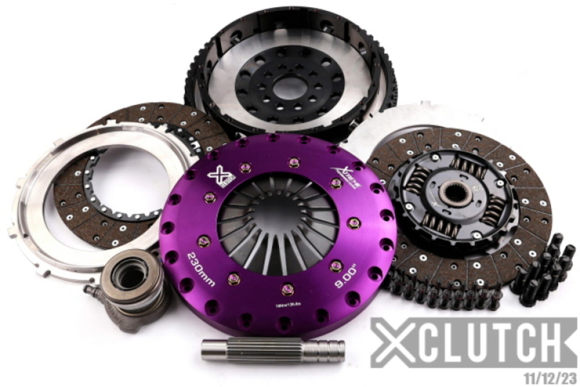 Picture of XCLUTCH XCL Clutch-9in Twin Sprung Organic Clutch Kits - XKFD23648-2A