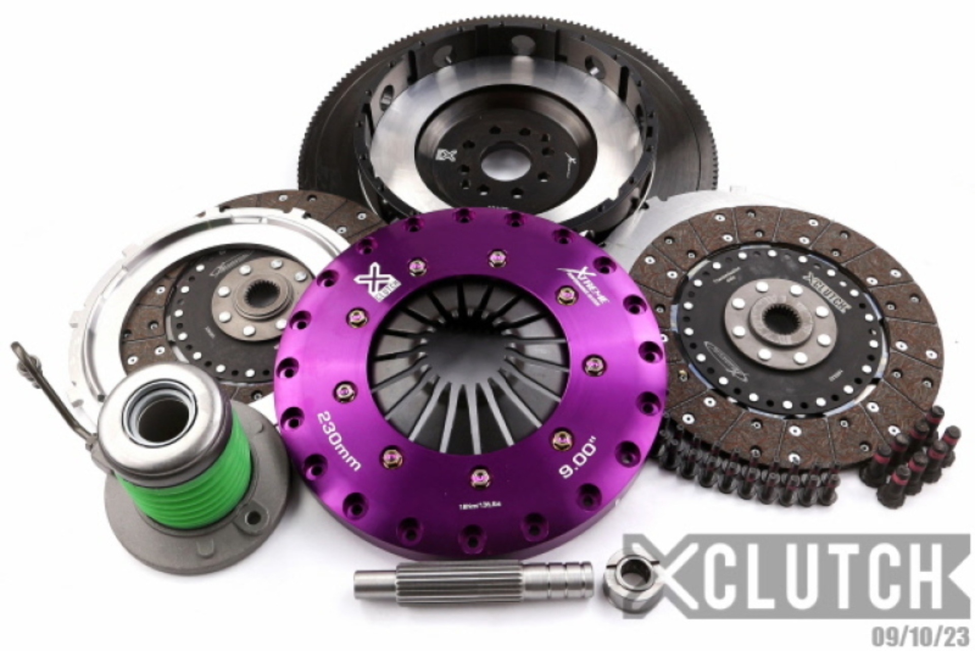 Picture of XClutch 11-14 Ford Mustang GT 5.0L 9in Twin Solid Organic Clutch Kit