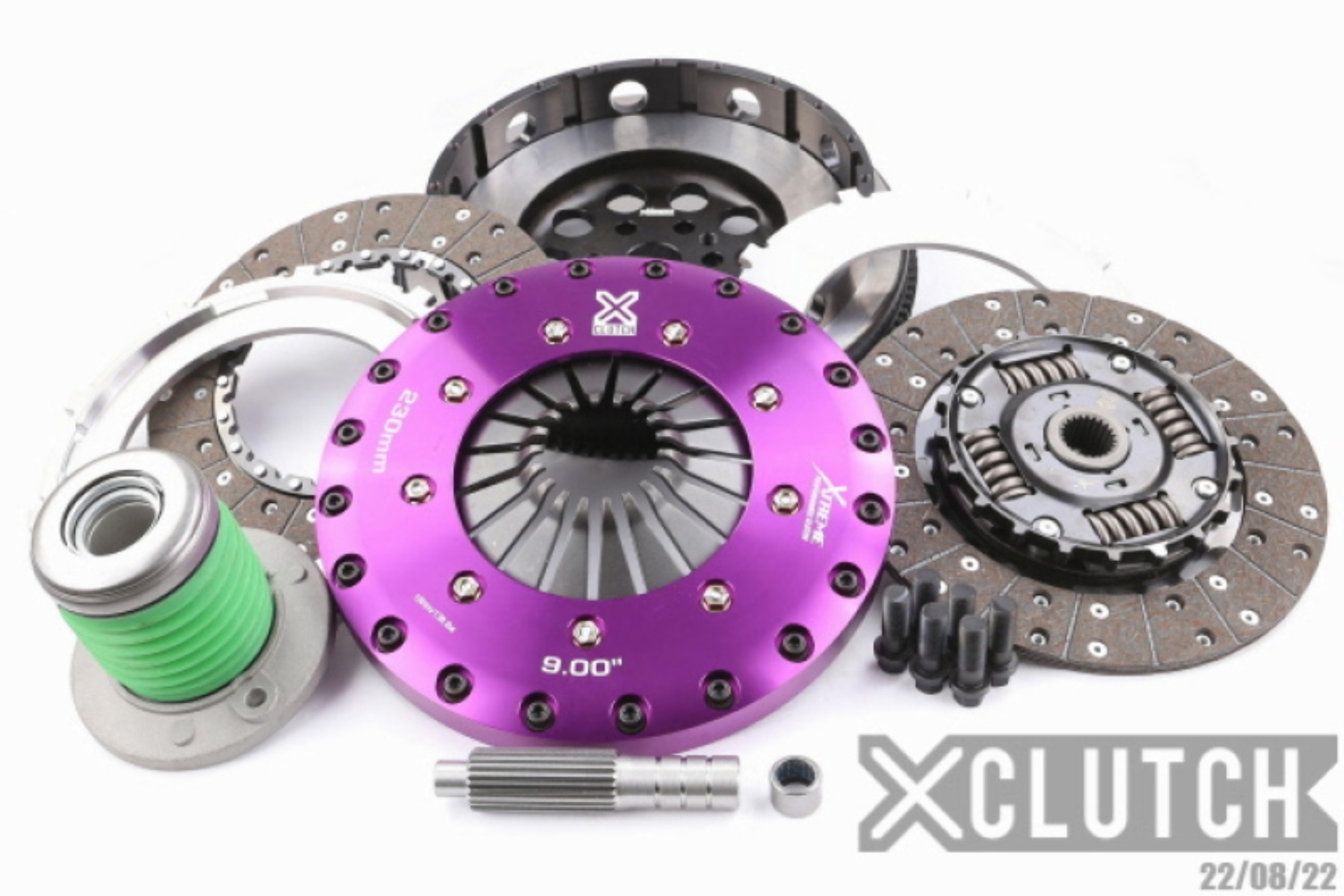 Picture of XCLUTCH XCL Clutch-9in Twin Sprung Organic Clutch Kits - XKFD23697-2A