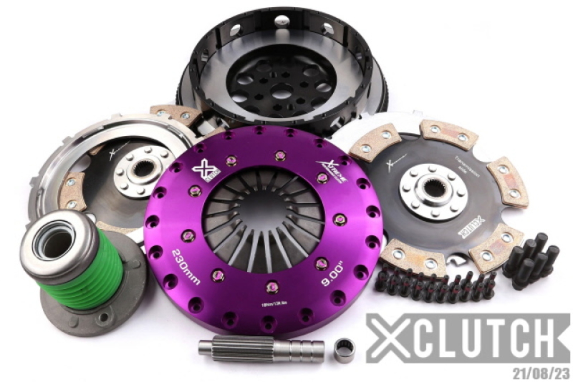Picture of XClutch 15-23 Ford Mustang EcoBoost Premium 2.3L 9in Twin Solid Ceramic Clutch Kit