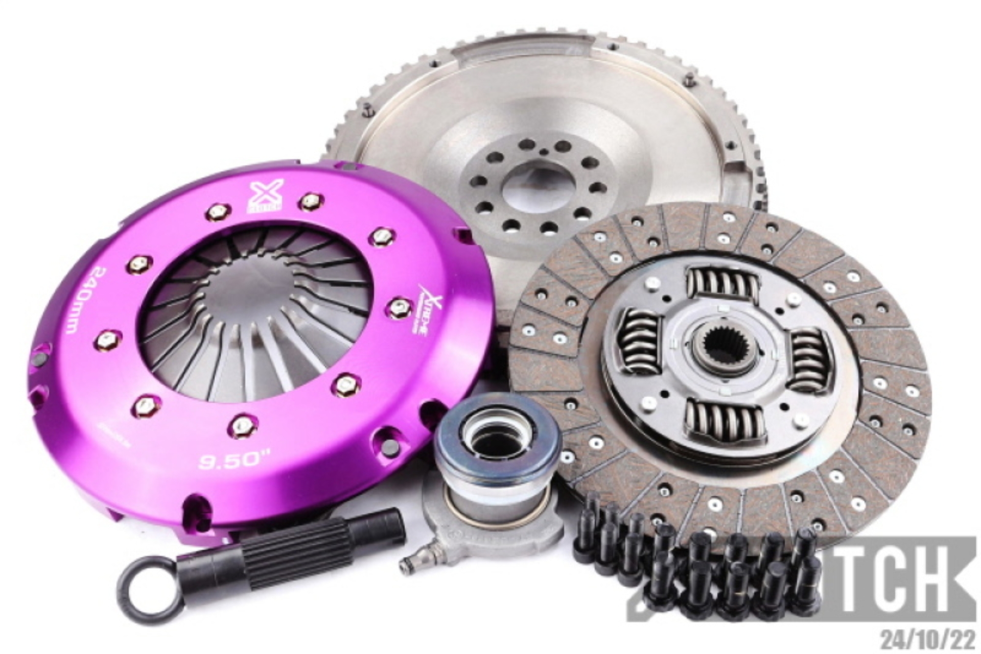 Picture of XCLUTCH XCL Clutch-Stage 1 Sprung Organic Clutch Kits - XKFD24637-1A