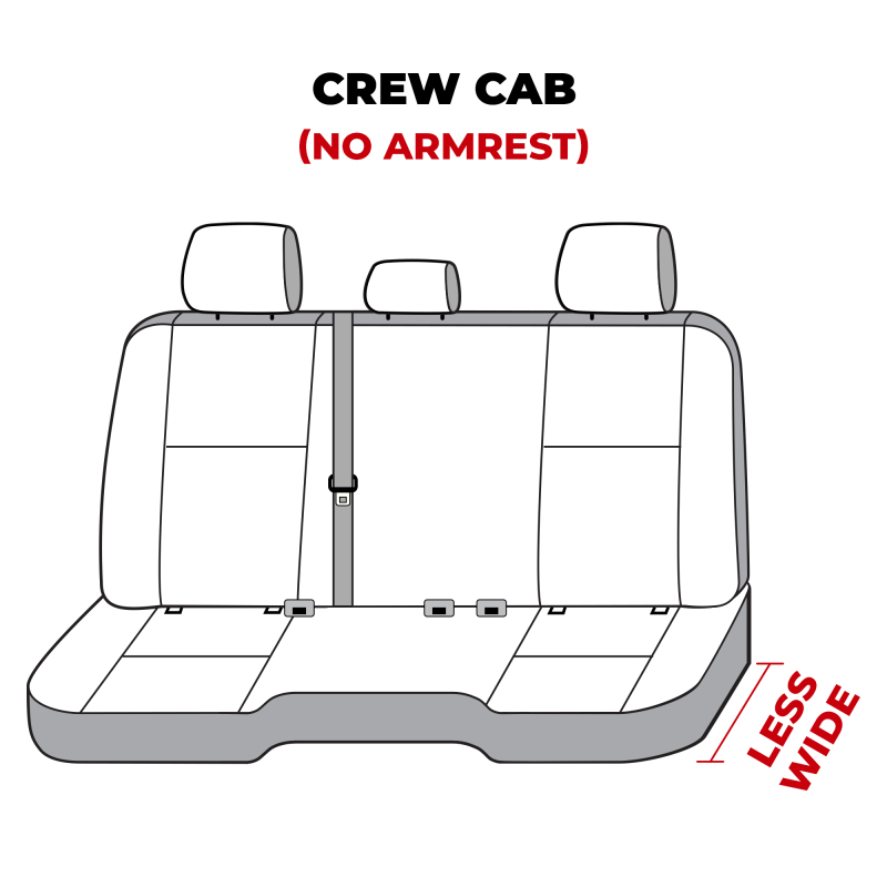 Picture of Covercraft 11-24 Dodge Ram Polycotton SeatSaver Custom Second Row Seat Covers - Taupe