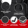 Picture of Covercraft 20-24 Jeep Gladiator Endura PrecisionFit Custom Second Row Seat Covers - Charcoal/Silver