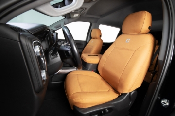 Picture of Covercraft 11-18 Dodge Ram Carhartt PrecisionFit Custom Second Row Seat Covers - Brown