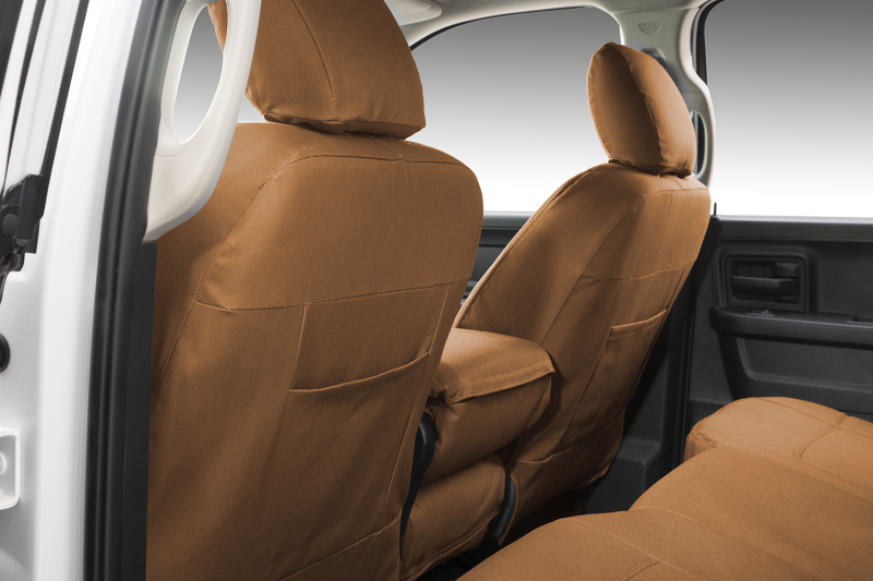 Picture of Covercraft 19-24 Dodge Ram 2500/3500/4500/5500 Carhartt PrecisionFit Second Row Seat Covers - Brown