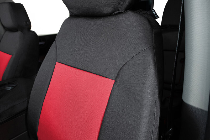 Picture of Covercraft 17-22 Ford F250/F350/F450/F550 Endura PrecisionFit Front Row Seat Covers - Red/Blk