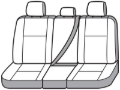 Picture of Covercraft 21-24 Ford Expedition Carhartt PrecisionFit Custom Second Row Seat Covers - Gravel