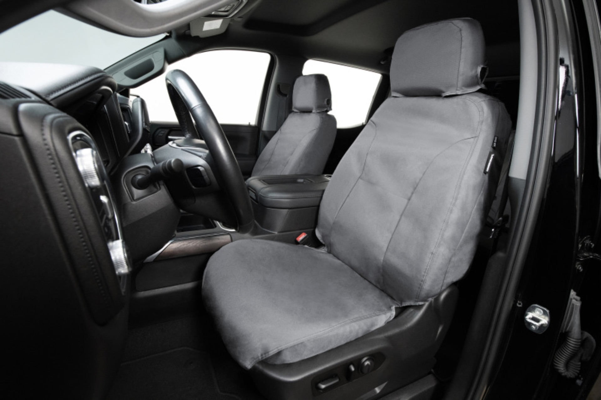 Picture of Covercraft 13-17 Ford Escape Waterproof Polyester SeatSaver Custom Front Row Seat Covers - Grey