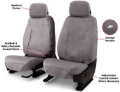 Picture of Covercraft 08-10 Ford Std Polycotton SeatSaver Custom Front Row Seat Covers - Misty Grey