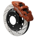 Picture of Wilwood 99-12 Porsche 911 (996/997) Aero6 Front Brake Kit Drill/Slot 14.00in Rotor W/Lines - Red