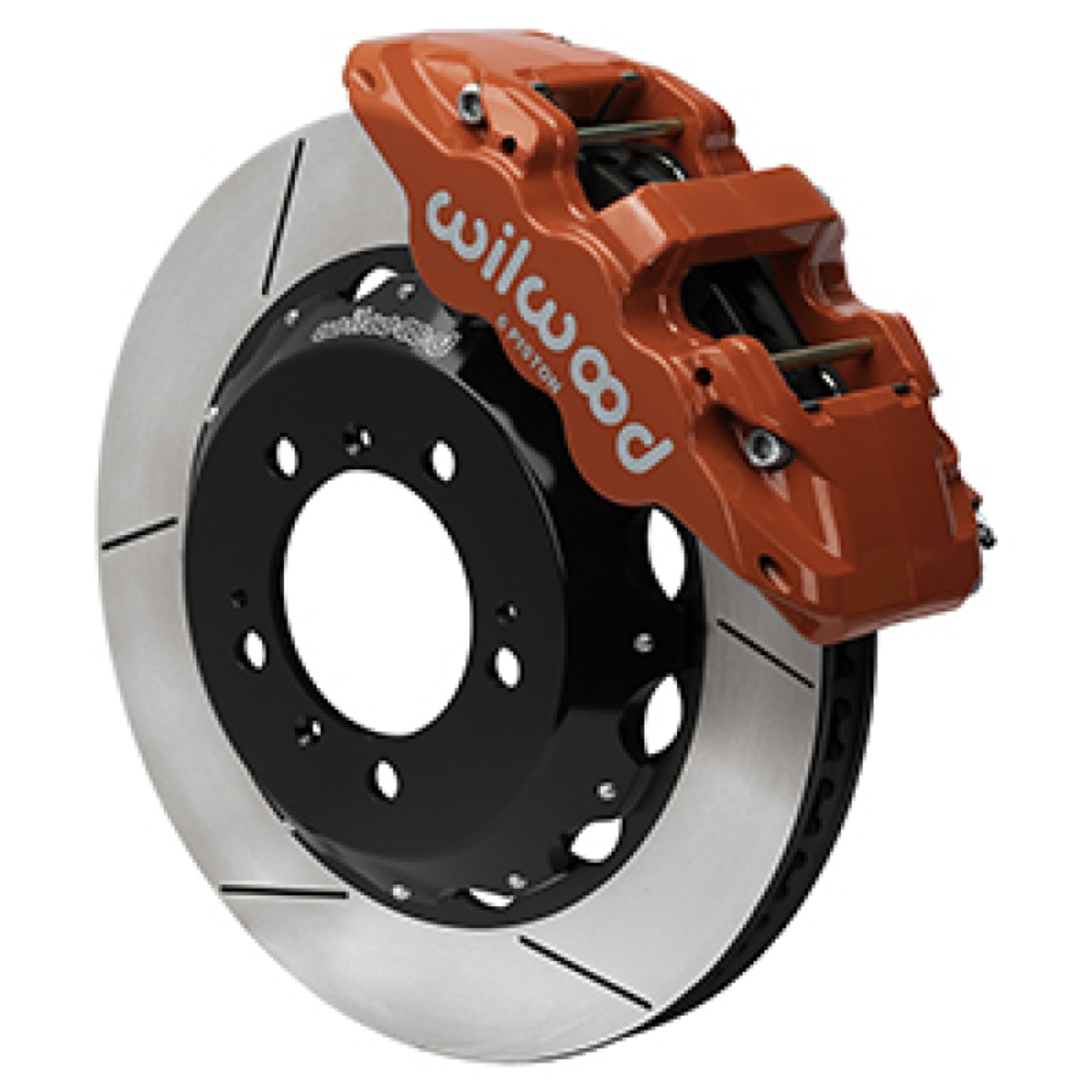 Picture of Wilwood 99-12 Porsche 911(996/997) Aero6 Front Brake Kit Slotted 14.00in Rotor W/Lines - Red