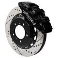 Picture of Wilwood 99-12 Porsche 911 (996/997) Aero6 Front Brake Kit Drill/Slot 14.00in Rotor W/Lines - Blk