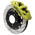 Picture of Wilwood 99-12 Porsche 911 (996/997) Aero6 Front Brake Kit Drill/Slot 14.00in Rotor W/Lines - Ylw