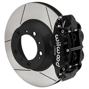 Picture of Wilwood 99-12 Porsche 911(996/997) Superlite 4R Rear Brake Kit Slotted 14.00in Rotor w/Lines - Black