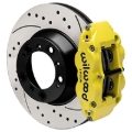 Picture of Wilwood 99-12 Porsche 911 (996/997) Superlite 4R Rear Brake Kit Drilled 14.00in Rotor w/Lines - Ylw