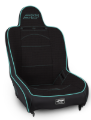 Picture of PRP Premier High Back Suspension Seat- Black/Teal Tweed