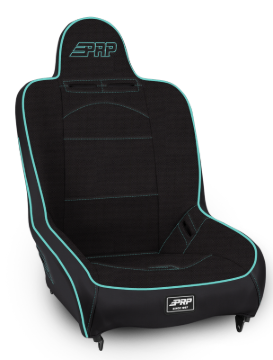 Picture of PRP Premier High Back Suspension Seat- Black/Teal Tweed