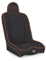 Picture of PRP Daily Driver High Back Suspension Seat- Black/Orange Vinyl