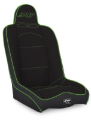Picture of PRP Daily Driver High Back Suspension Seat- Black/Green Tweed