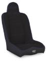 Picture of PRP Daily Driver High Back Suspension Seat- Black/Purple Tweed
