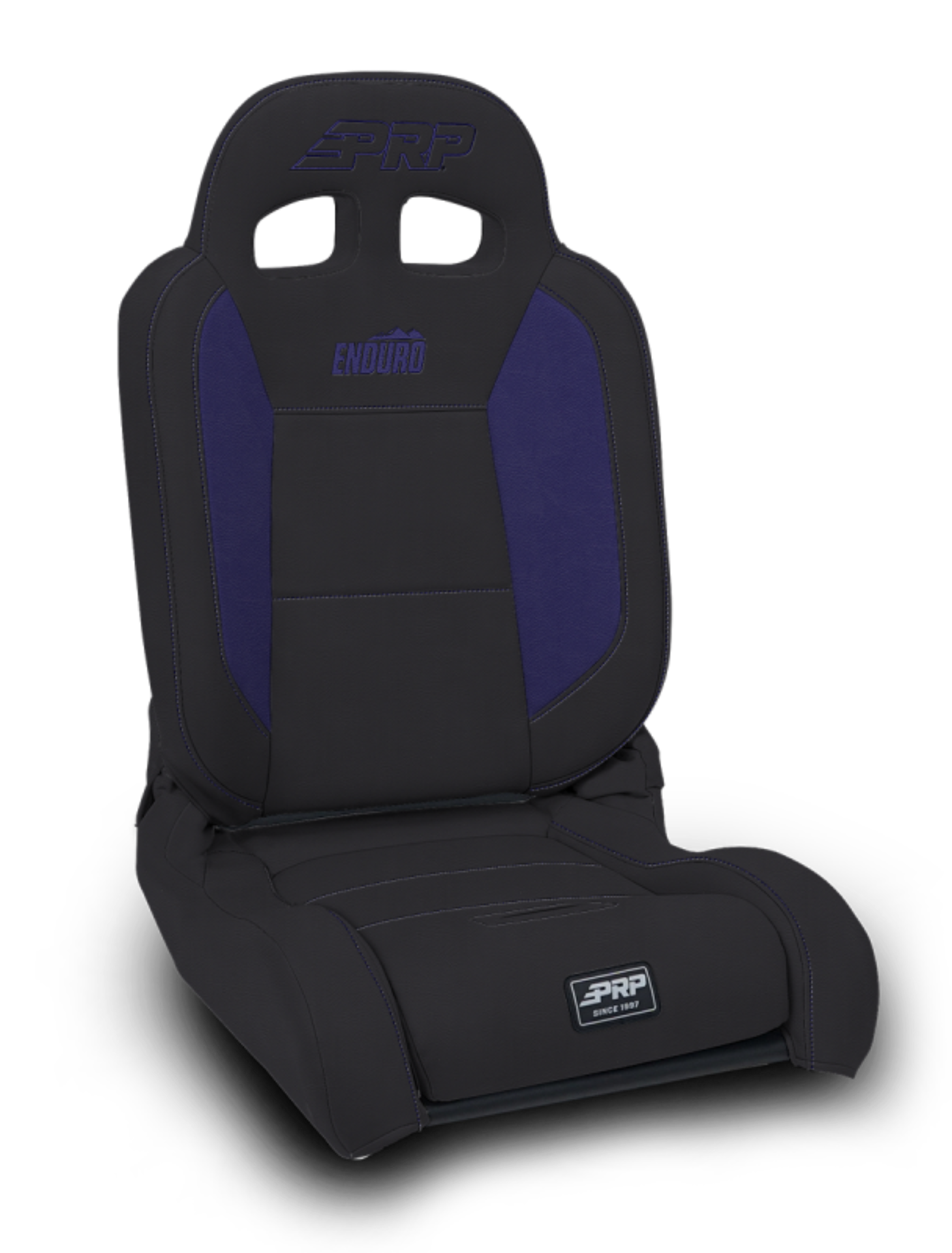 Picture of PRP EnduroDaily Reclining Suspension Seat - Black/Purple Vinyl - Driver
