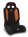Picture of PRP EnduroDaily Reclining Suspension Seat - Black/Orange Tweed - Driver