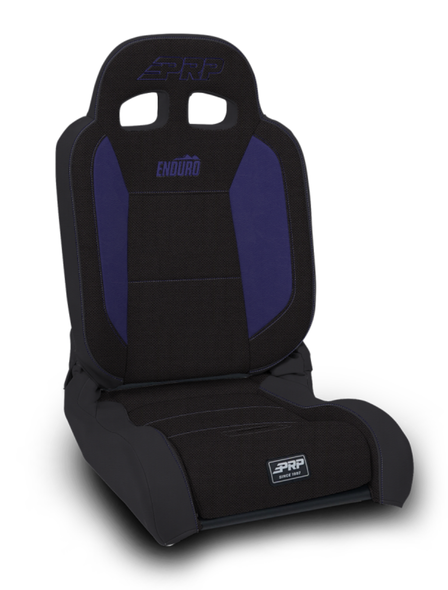 Picture of PRP EnduroDaily Reclining Suspension Seat - Black/Purple Tweed - Driver