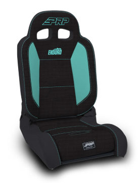 Picture of PRP EnduroDaily Reclining Suspension Seat - Black/Teal Tweed - Passenger