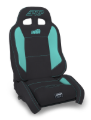Picture of PRP EnduroCrawl Reclining Suspension Seat - Black/Teal Vinyl - Driver