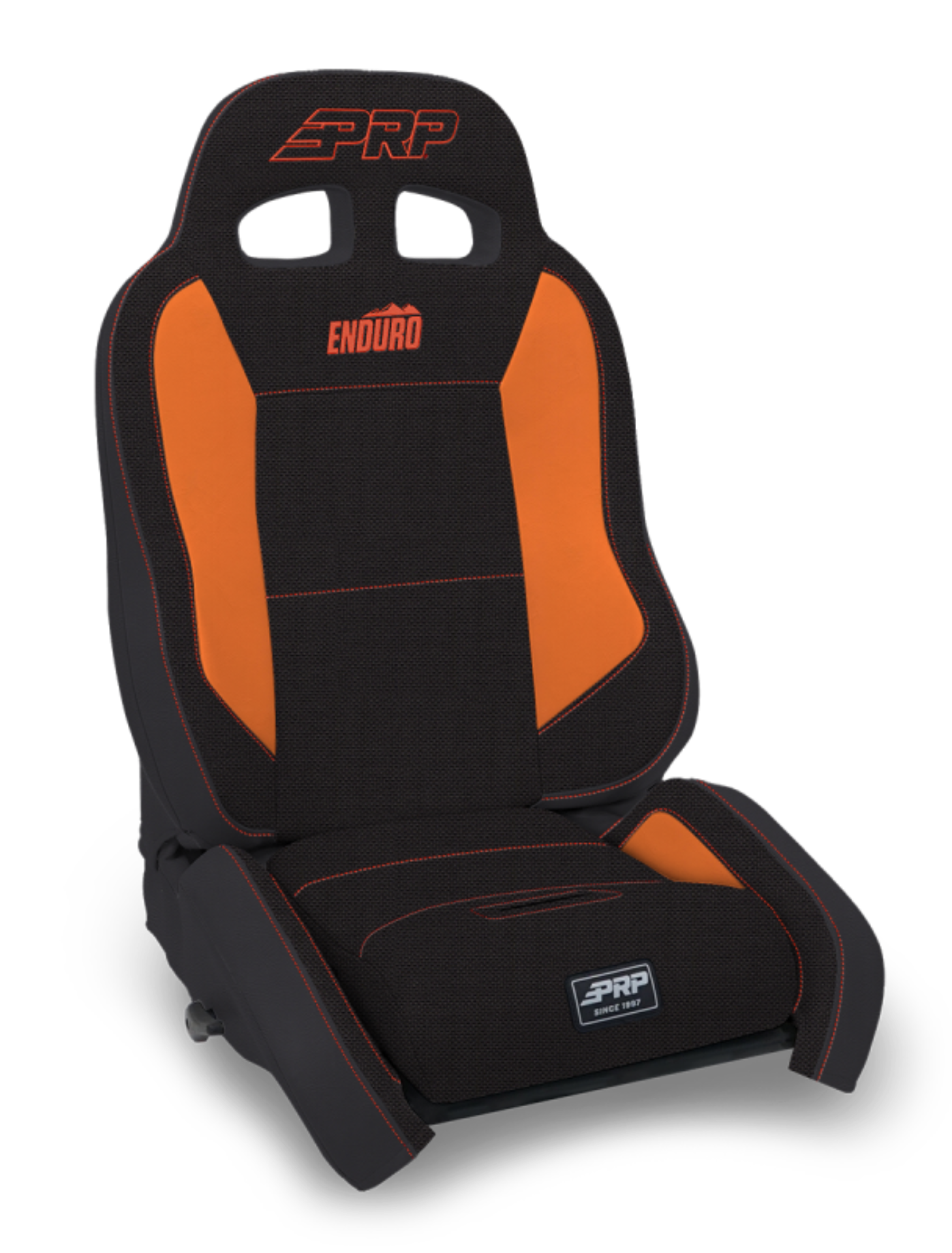 Picture of PRP EnduroCrawl Reclining Suspension Seat - Black/Orange Tweed - Driver