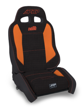 Picture of PRP EnduroCrawl Reclining Suspension Seat - Black/Orange Tweed - Passenger