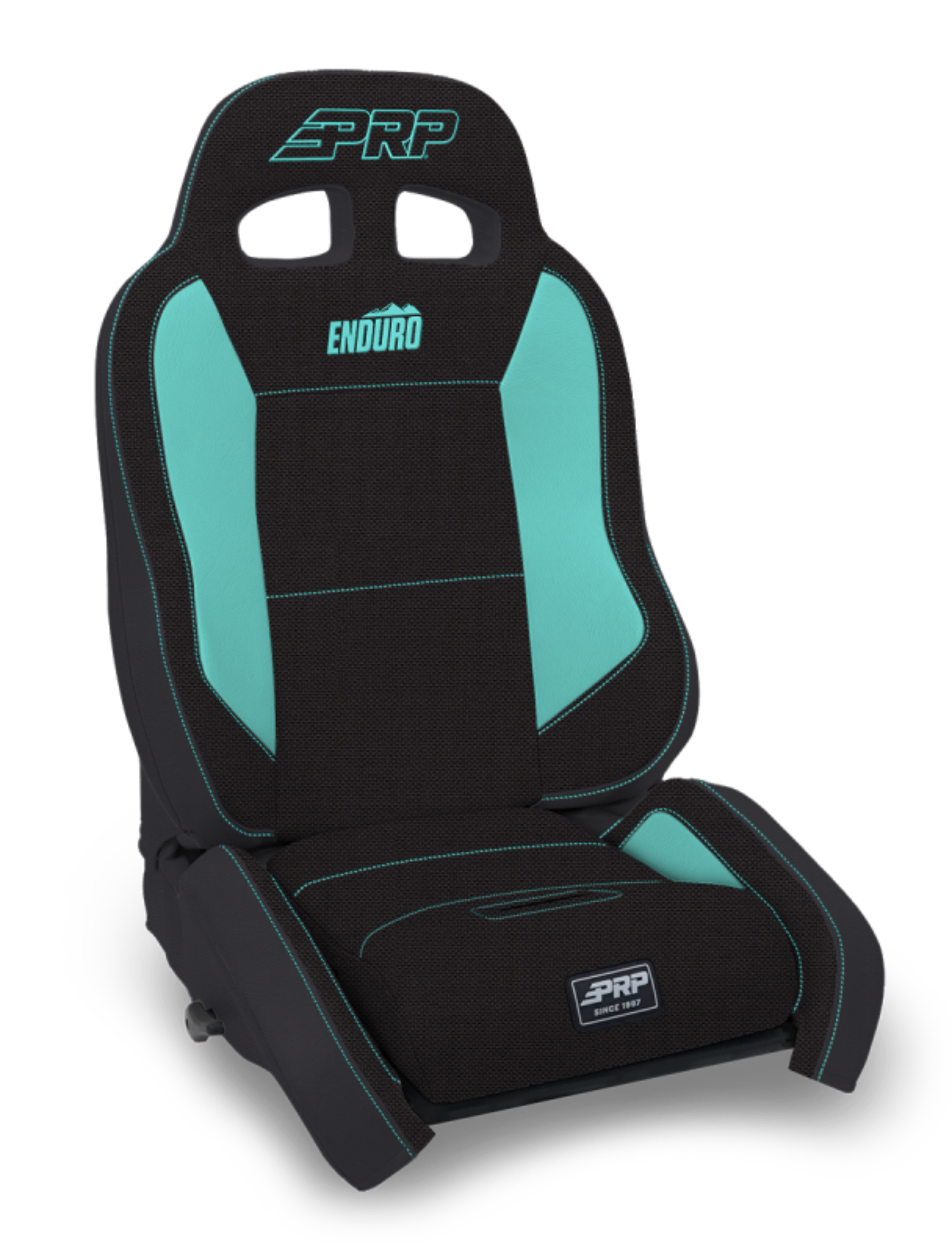 Picture of PRP EnduroCrawl Reclining Suspension Seat - Black/Teal Tweed - Driver